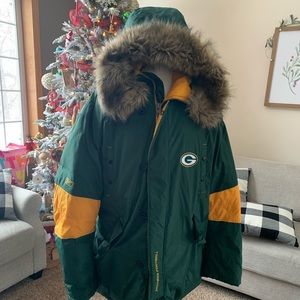 Men’s 2XL Green Bay Packers Down Parka